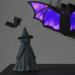Small Terracotta Textured Witch Decorative Sculpture
